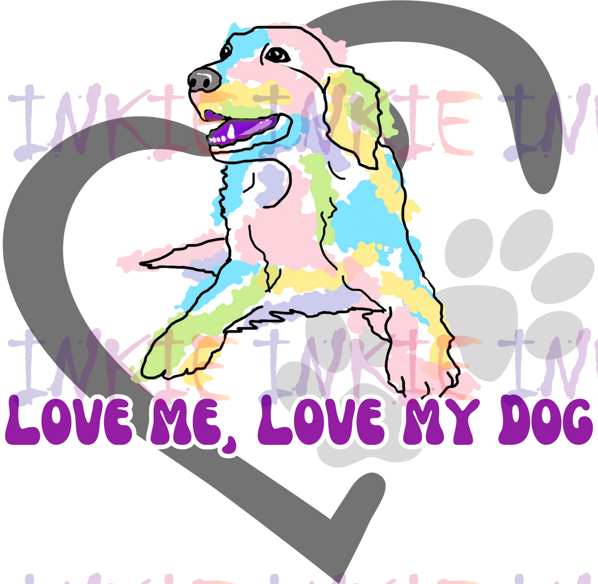 Golden Retriever - Love Me, Love My Dog