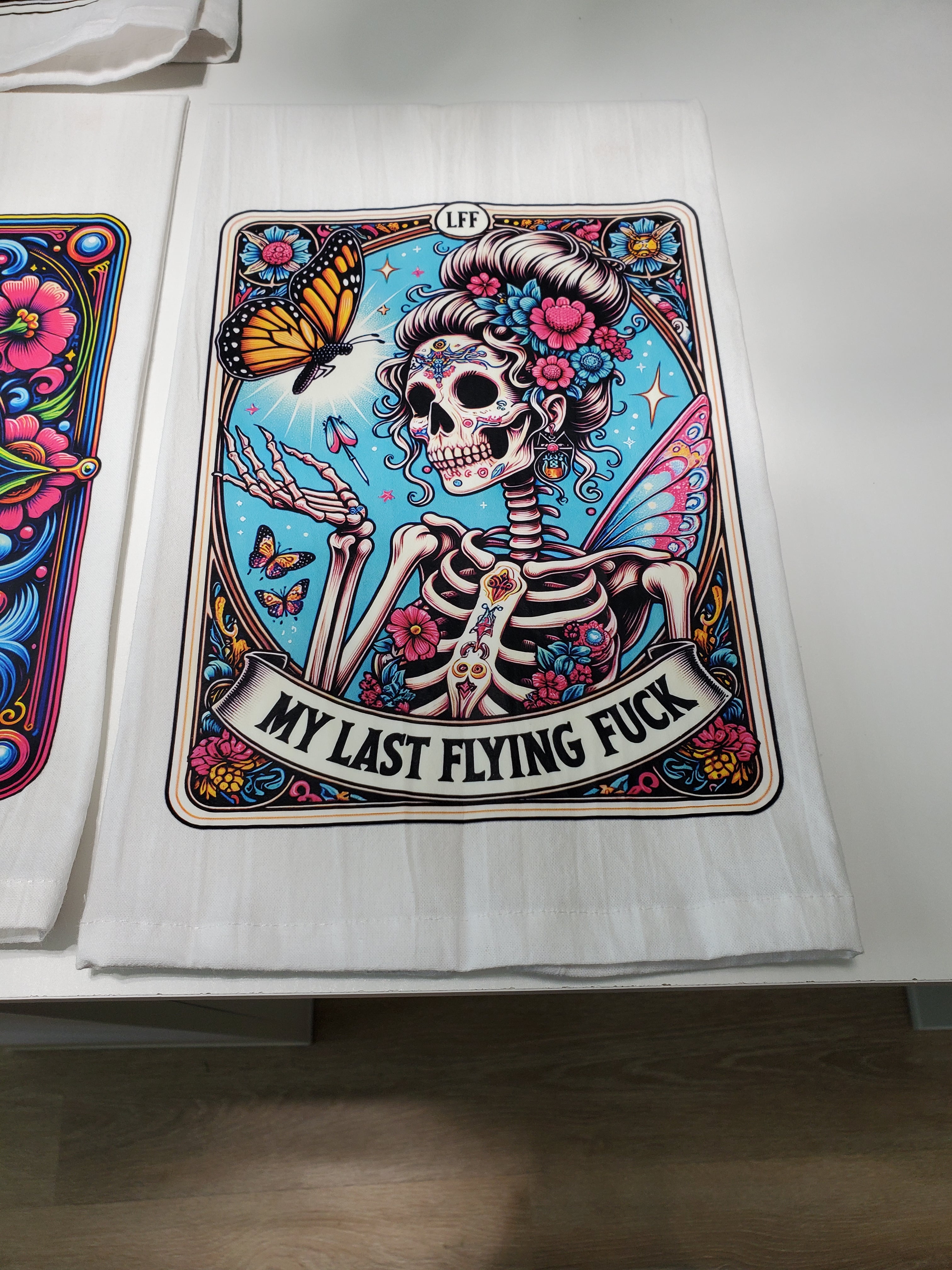 Set of 5 Tea Towels - Tarot Cards