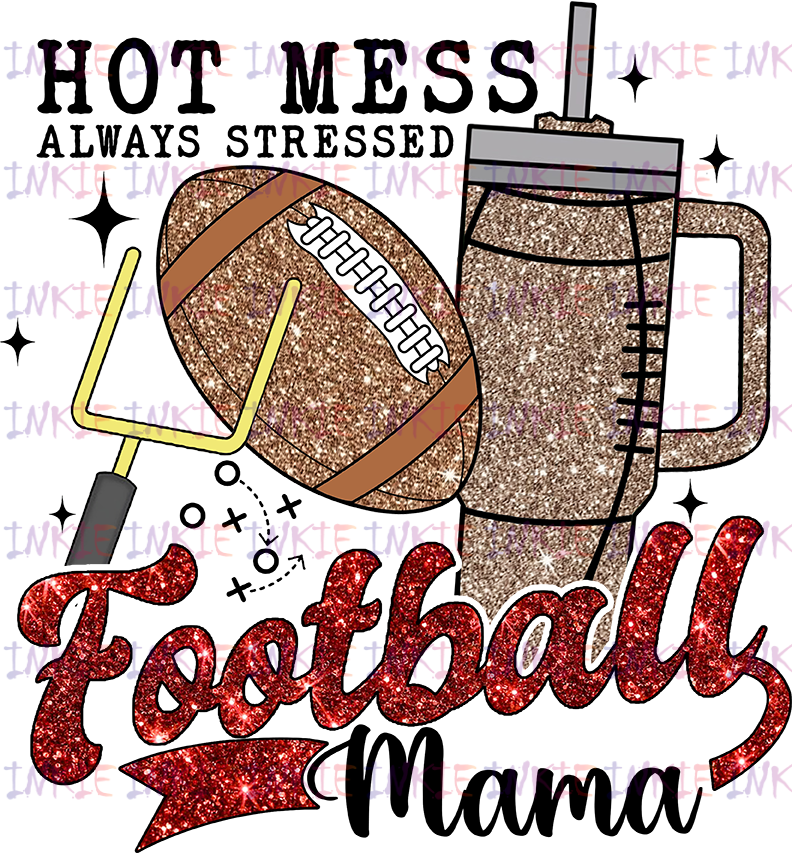 Hot Mess Football Mom