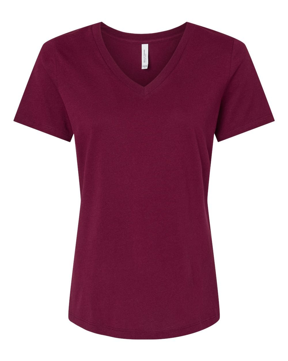 Women’s Relaxed Jersey V-Neck Tee - BELLA + CANVAS
