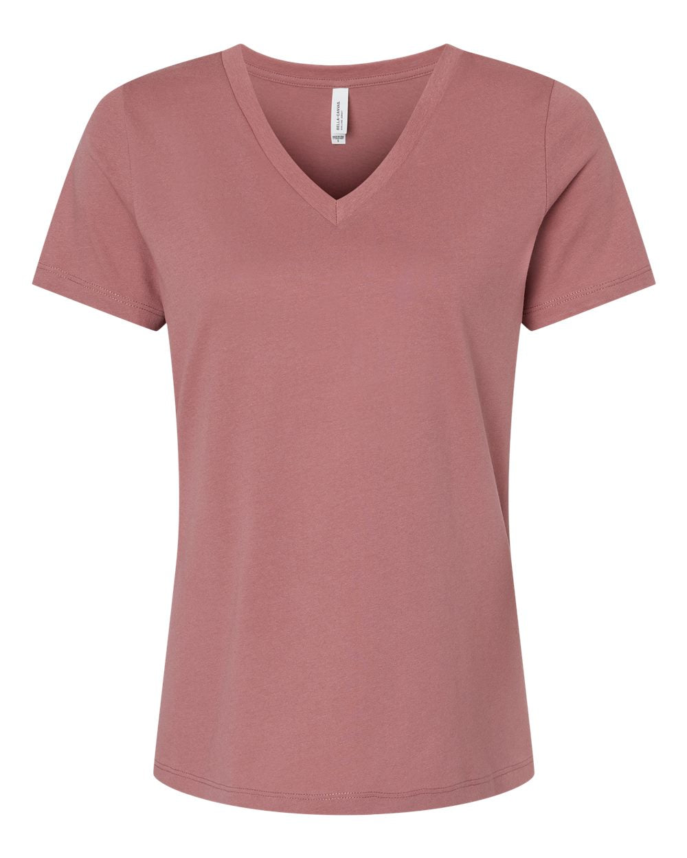 Women’s Relaxed Jersey V-Neck Tee - BELLA + CANVAS