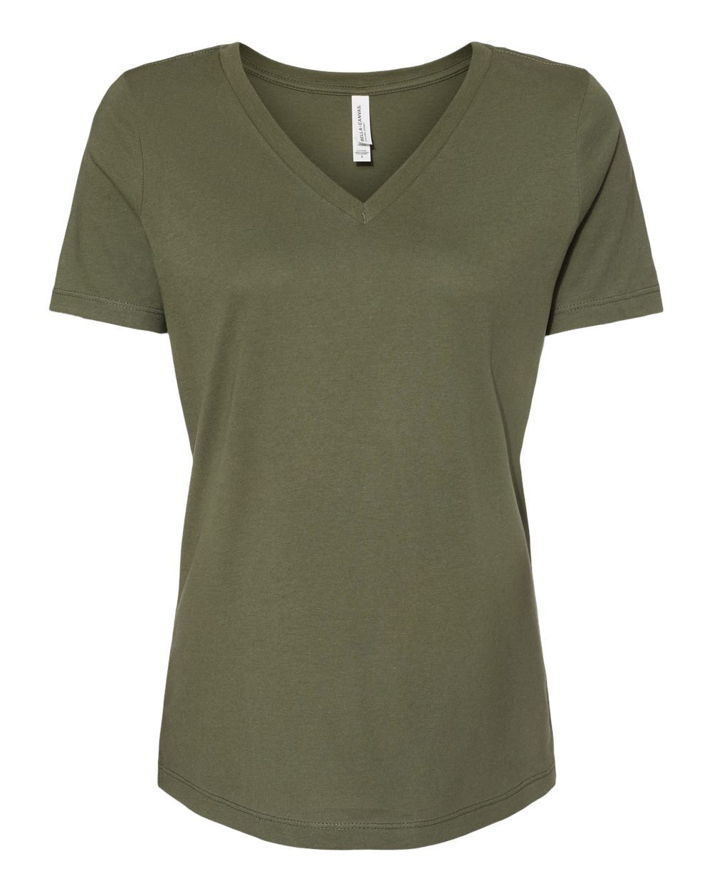 Women’s Relaxed Jersey V-Neck Tee - BELLA + CANVAS