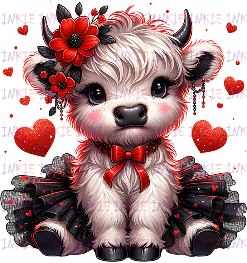 Red Tutu and White Cow