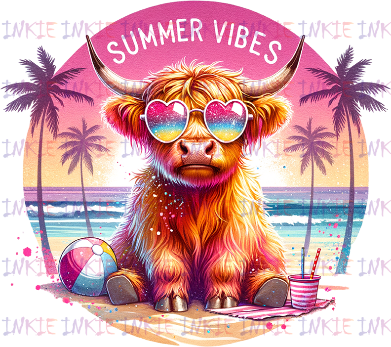 Summer Vibes Cow