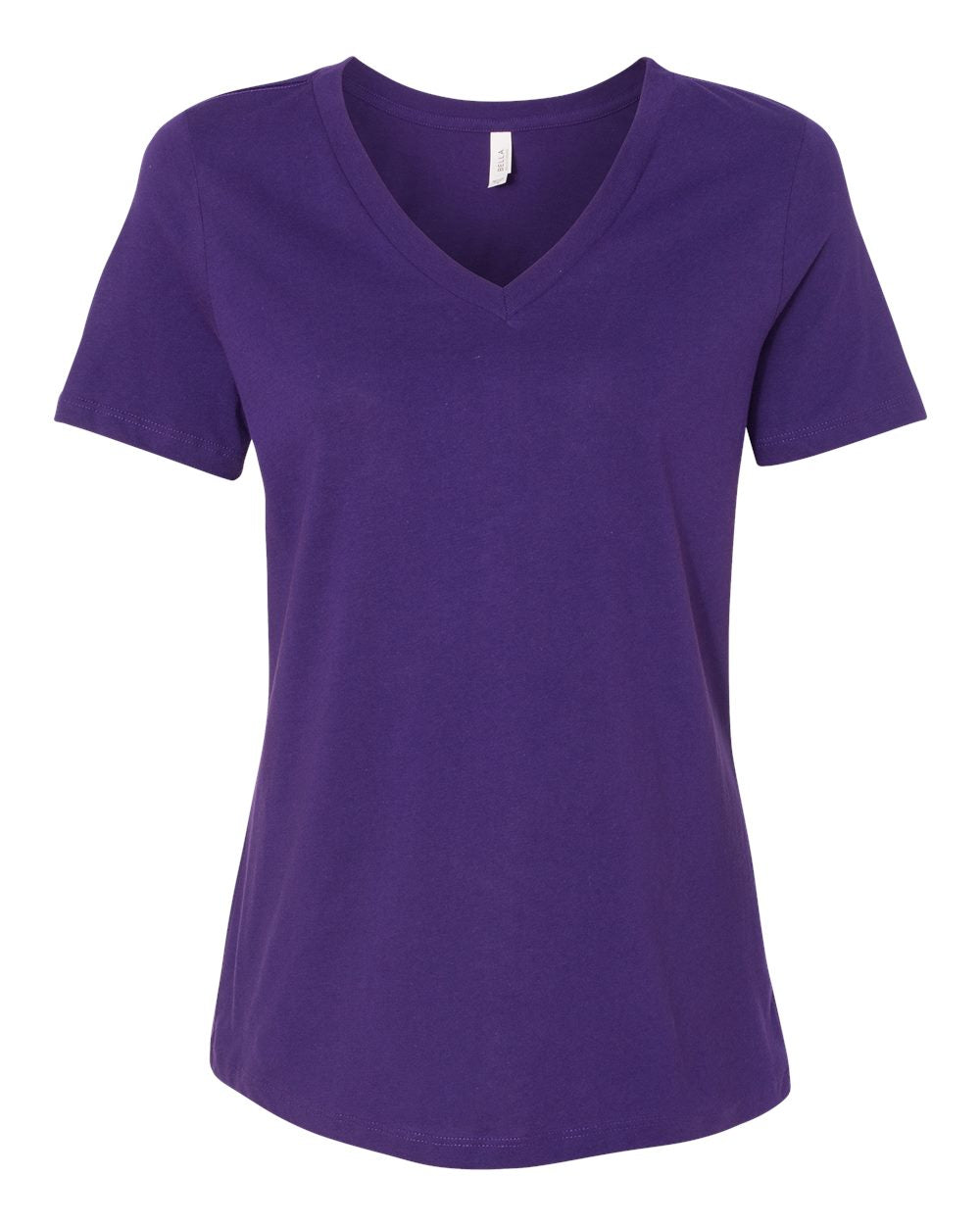 Women’s Relaxed Jersey V-Neck Tee - BELLA + CANVAS