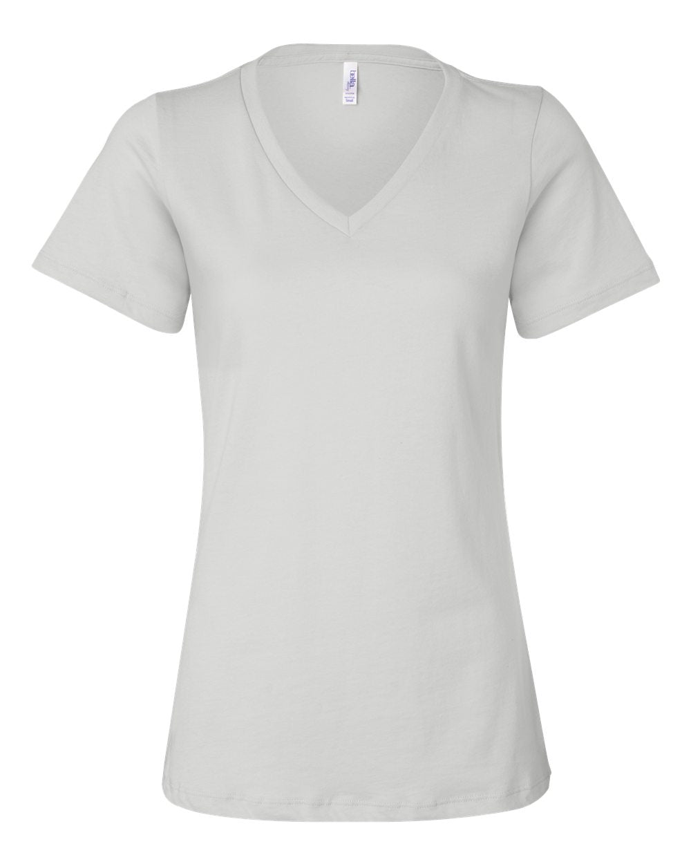 Women’s Relaxed Jersey V-Neck Tee - BELLA + CANVAS
